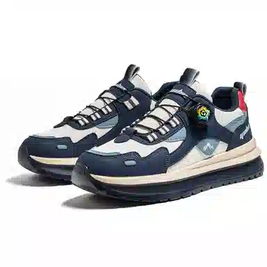 复古港风旋钮设计厚底增高时尚百搭户外运动日常通勤阿甘鞋 老爹鞋 男款