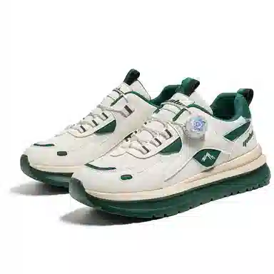 复古港风旋钮设计厚底增高时尚百搭户外运动日常通勤阿甘鞋 老爹鞋 男款