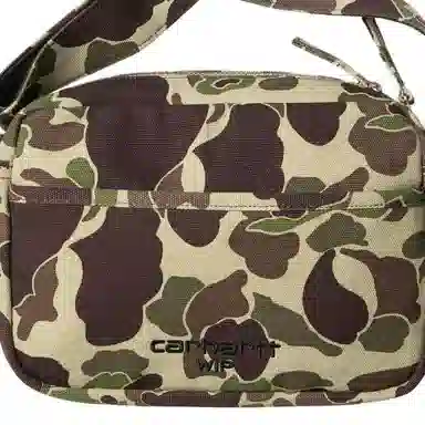 Carhartt WIP 2.9L Embroidered Logo Shoulder Bag Camouflage