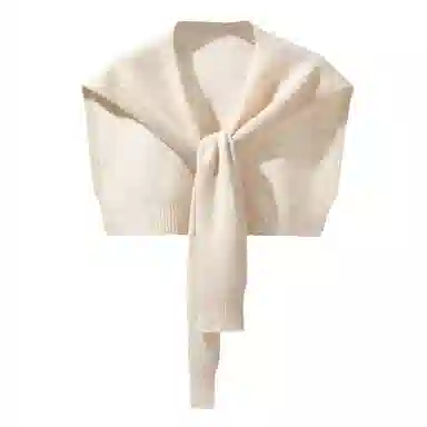 一米画纱 青春洋气细腻针织防风保暖空调护肩搭肩多功能出游拍照凹造型百搭 绵羊毛 披肩 男女同款情侣款