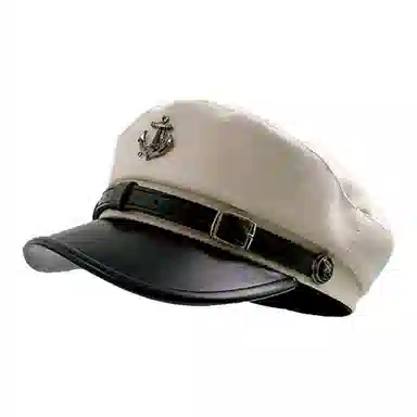 恩僾德 日系复古皮檐海军风平顶八角帽秋冬毛呢朋克机能高颜值帅气画家帽 聚酯纤维 贝雷帽 男女同款情侣款