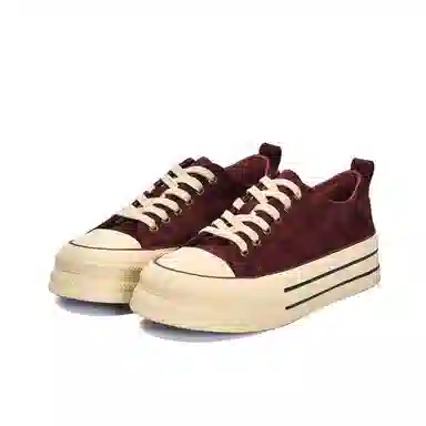 MISTERY Canvas Low Top Sneakers