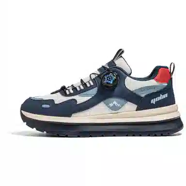 复古港风旋钮设计厚底增高时尚百搭户外运动日常通勤阿甘鞋 老爹鞋 男款