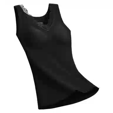 二三二三 无痕蕾丝边小胸聚拢舒适柔软打底衣透气显大保暖衣日常通勤跑步健身骑行居家衣背心 女款