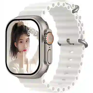 沃物赫 表带 苹果适用 硅胶材质 适配海洋系列手表替换腕饰舒适耐用时尚个性亲肤柔软男女通用