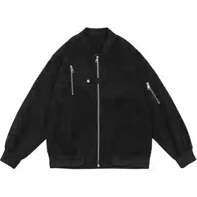 路杰邦 美式复古棒球服外套男士春秋季潮牌宽松休闲男装秋装夹克 男女同款