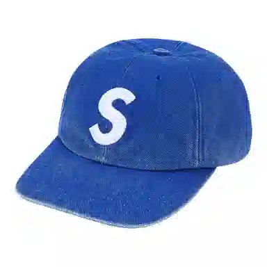 Supreme FW25 Week 6 Pigment Coated Canvas S Logo 6-Panel