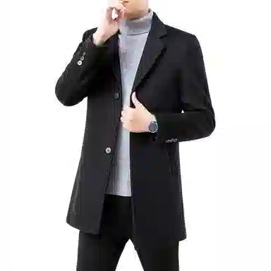 Laoyeche 2025 Mid-Length Casual Coat