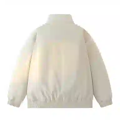 HUANQIU Classic Flame Logo Zip-Up Jacket