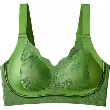 二三二三 新中式国风本命年婚嫁马年大码无痕内衣果冻软支撑亲肤舒适透气聚拢优雅背心美背无钢圈防下垂约会小心机日常通勤文胸 女款