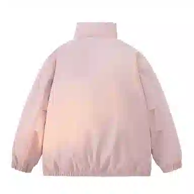 HUANQIU Classic Logo Zip-Up Cotton Jacket