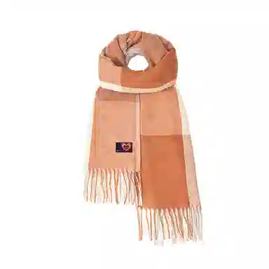 红豆 高品质百搭柔软时尚简约礼盒装 定制卡片代写 涤纶 绒线围巾 男女同款情侣款