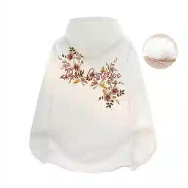 PAUL COSTELLOE Down Hoodie Sweatshirt