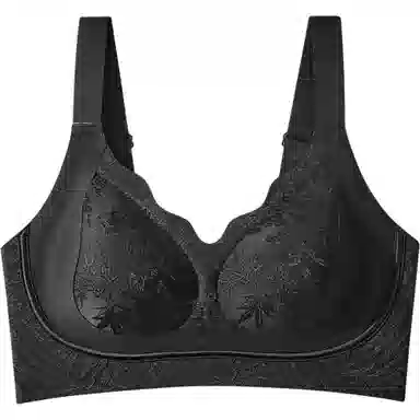 二三二三 新中式国风本命年婚嫁马年大码无痕内衣果冻软支撑亲肤舒适透气聚拢优雅背心美背无钢圈防下垂约会小心机日常通勤文胸 女款