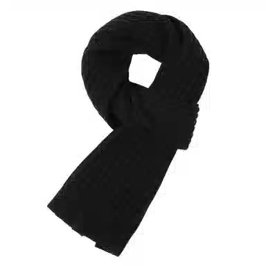 一米画纱 简约可爱舒适时尚加厚针织保暖纯色小巧防风防寒脖套外搭大衣 绵羊毛 绒线围巾 男女同款情侣款