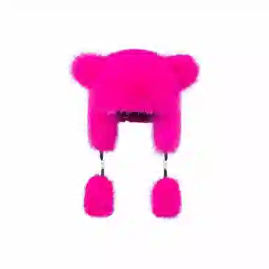 恩僾德 可爱卡通小浣熊尾巴护耳小众百搭高颜值加厚显脸小保暖防寒毛绒 聚酯纤维 雷锋帽 男女同款情侣款