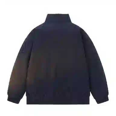 HUANQIU Classic Flame Logo Zip-Up Jacket