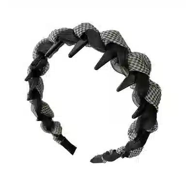 蒙妮 洋气时尚高颅顶 布艺 发箍 女款