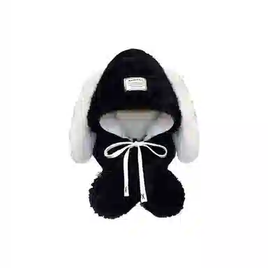 恩僾德 高颜值小众保暖护耳加厚显脸小 聚酯纤维 帽子 男女同款情侣款