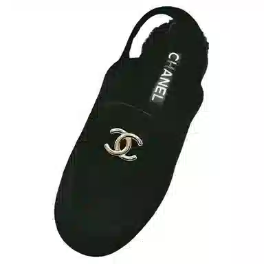 CHANEL 25A Flat Loafers Black