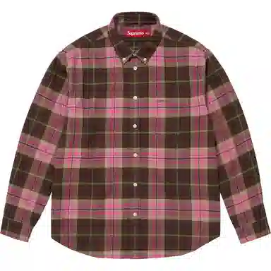 Supreme FW25 Plaid Flannel Shirt