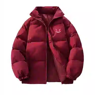 JHCZC Vintage Demon Logo Puffer Jacket