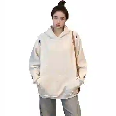 黛尔佳人 百搭时尚潮流长袖卫衣 女款