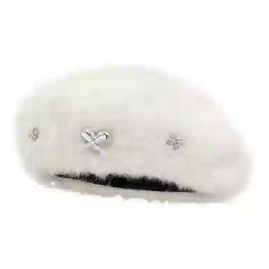 恩僾德 小众百搭高颜值子日系氛围感画家帽显脸小潮 涤纶 贝雷帽 男女同款情侣款