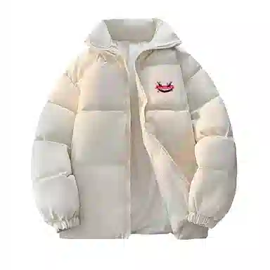 JHCZC Vintage Demon Logo Puffer Jacket