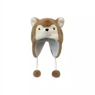 恩僾德 日系可爱卡通小企鹅防寒保暖防风护耳 聚酯纤维 帽子 男女同款情侣款