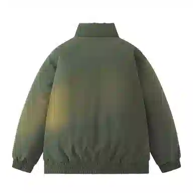 HUANQIU Classic Flame Logo Zip-Up Jacket