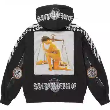 Supreme FW25 Wings Zip Up Hoodie