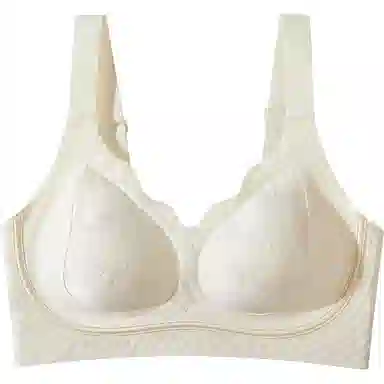 二三二三 新中式国风本命年婚嫁马年大码无痕内衣果冻软支撑亲肤舒适透气聚拢优雅背心美背无钢圈防下垂约会小心机日常通勤文胸 女款