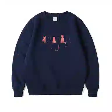 莫代尔 秋冬遮肉显瘦嘻哈潮流大码舒适街头风长袖卫衣打底衣 男女同款