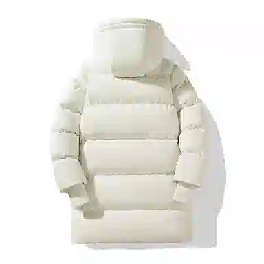 欧迪芬 高街时尚潮流百搭简约纯色个性设计保暖连帽无性别棉服 男女同款