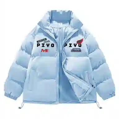 PIYOPIYO Racing Logo Puffer Jacket