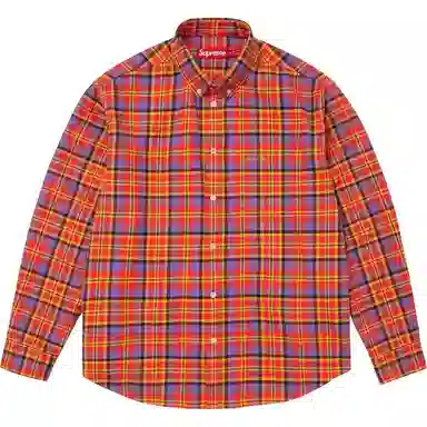 Supreme FW25 Plaid Flannel Shirt