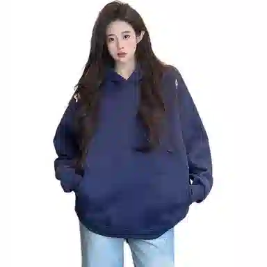黛尔佳人 百搭时尚潮流长袖卫衣 女款