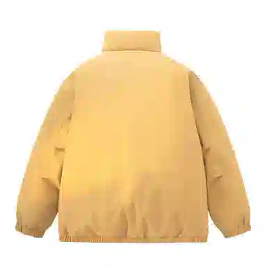 HUANQIU Classic Logo Zip-Up Cotton Jacket