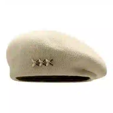 恩僾德 韩系高颜值小众百搭毛保暖显脸小帽子大头围蓓蕾 涤棉 贝雷帽 男女同款情侣款