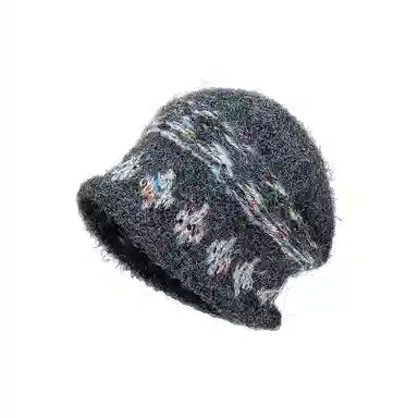 恩僾德 百搭高颜值显脸小时尚保暖氛围感 聚酯纤维 绒线帽 男女同款情侣款