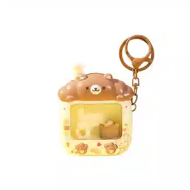 觅香 动物抓娃娃机解压 卡通可爱挂饰钥匙扣挂件 创意整蛊玩具