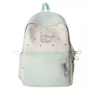 科物酷 小清新百搭设计简约洋气个性高级感通勤 尼龙 双肩包 常规 男女同款情侣款 多色