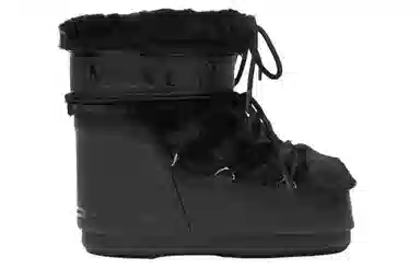 Moon Boot Black Short Snow Boots