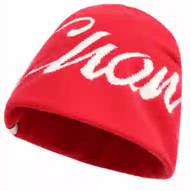 艾佳微 日常通勤户外登山运动徒步旅游美式针织字母保暖护耳大头围显脸 棉 帽子 男女同款情侣款