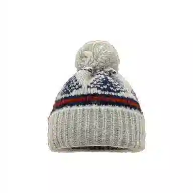 恩僾德 小众高颜值复古费尔岛风加厚保暖显脸小日系可爱 绒线 帽子 男女同款情侣款