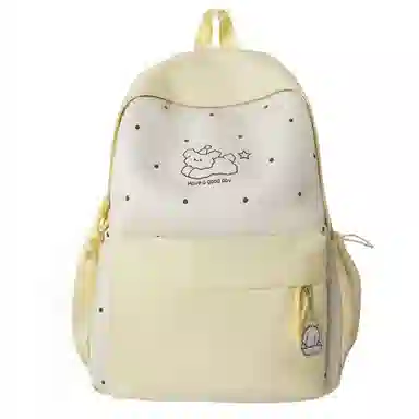 科物酷 小清新百搭设计简约洋气个性高级感通勤 尼龙 双肩包 常规 男女同款情侣款 多色