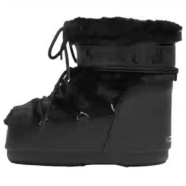 Moon Boot Black Short Snow Boots