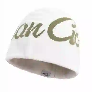 艾佳微 日常通勤户外登山运动徒步旅游美式针织字母保暖护耳大头围显脸 棉 帽子 男女同款情侣款