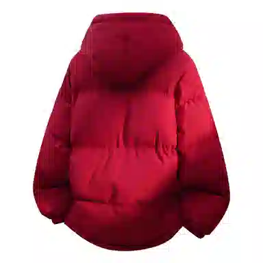西行纪 美式高街复古时尚慵懒学院风拼色小众设计面包服日常基础款连帽通勤穿搭休闲宽松防风抗寒保暖加厚棉服 男女同款